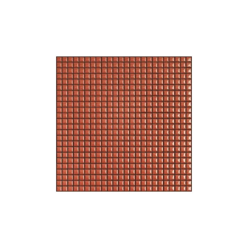 Mosaique brillant apdiva coral 1.2x1.2cm sur trame 30x30cm