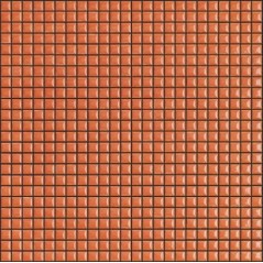 Mosaique brillant apdiva orange 1.2x1.2cm sur trame 30x30cm