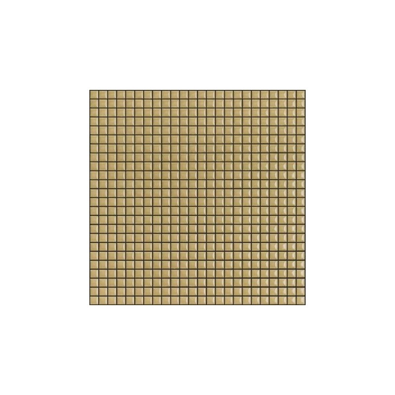 Mosaique brillant apdiva moutarde 1.2x1.2cm sur trame 30x30cm