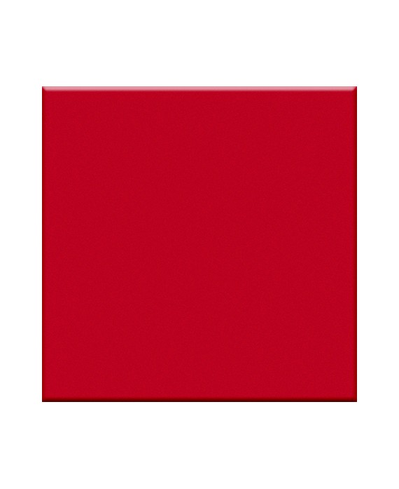 Carrelage rouge brillant salle de bain cuisine mur et sol 10X10cm épaisseur 7mm VO rosso