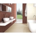 Carrelage hexagone tomette realopal marron 28.5x33cm