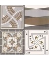 Carrelage effet carreau ciment décor, patchwork salle de bain 44x44cm realtapis