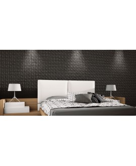 Carrelage realframe noir mat, chambre, 33x33cm