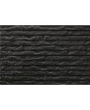 Carrelage imitation pierre ardoise noire 44x66cm, realyosemite noir