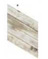 Carrelage chevron imitation bois de palette blanchi realdpallet blanc mat droit 70x40cm