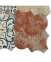 Carrelage arabesque provençal realriga patchwork 45x45cm