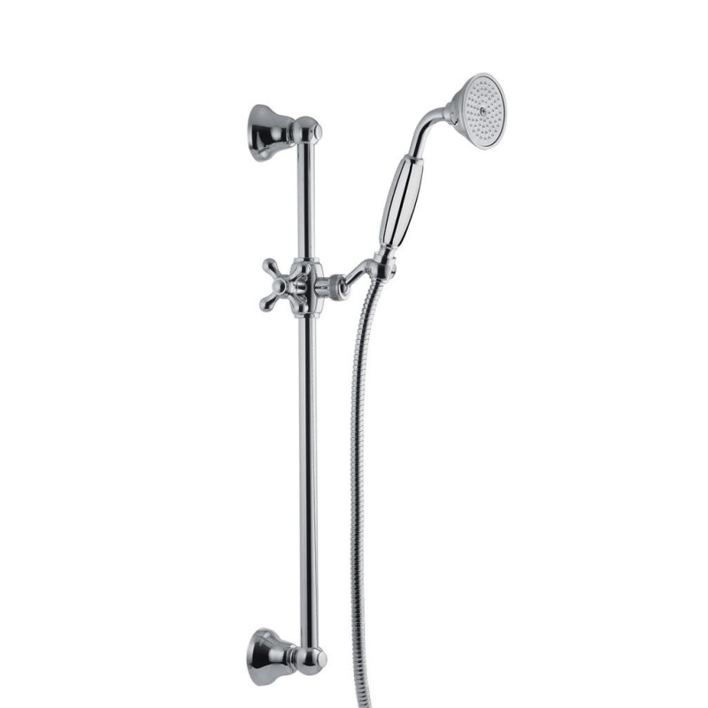 Barre de douche en laiton rétro F2044/2CR chromé