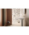 Carrelage salle de bain effet terrazzo et granito 90x90cm rectifié, santanewdeco palladian light brillant
