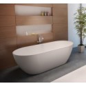 Baignoire Bilbao en ilot de couleur blanc mat 170x80cm