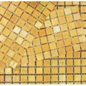 emaux de verre piscin mosaique salle de bain métalico doré 2.5x2.5 cm