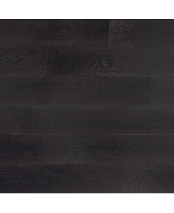 parquet chêne noir huilé contrecollé plancher bois noir, grande largeur 190 mm , labergamo black