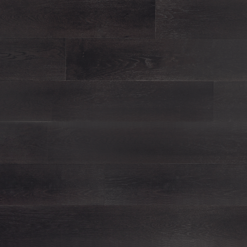 parquet chêne noir huilé contrecollé plancher bois noir, grande largeur 190 mm , labergamo black