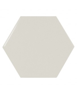 Faience hexagone Equipscale menthe brillant 12.4x10.7cm