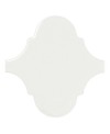Faience arabesque equipalhambra blanc brillant 12x12cm