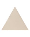 Faience triangle Equipetriangle beige brillant 10.8x12.4cm