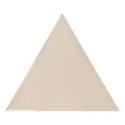 Faience triangle Equipetriangle beige brillant 10.8x12.4cm