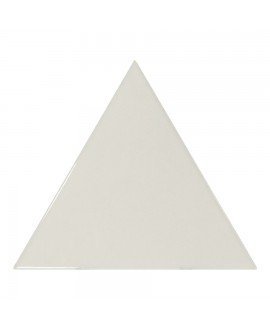 Faience triangle Equipetriangle menthe brillant 10.8x12.4cm