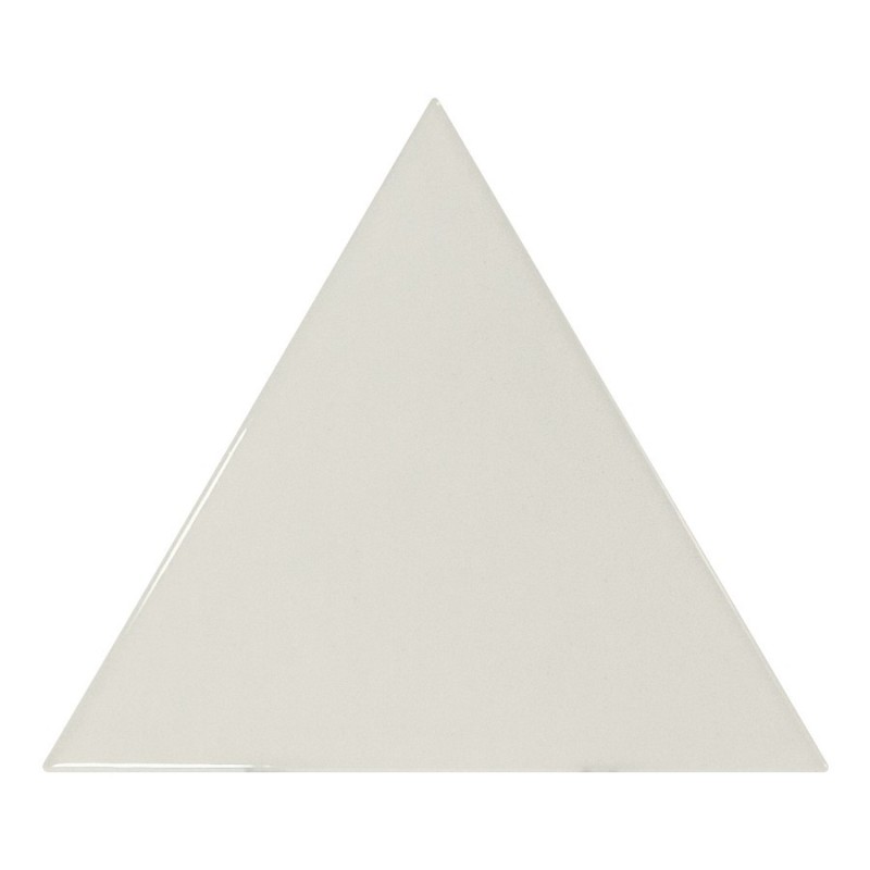 Faience triangle Equipetriangle menthe brillant 10.8x12.4cm