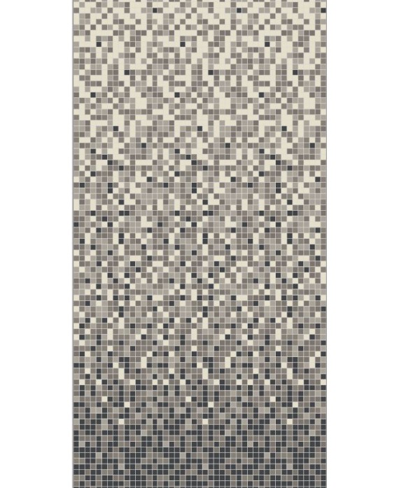 Mosaique en grès cérame fin vitrifié W damier blanc et noir de 2x2cm en plaque de 30.8x30.8cm