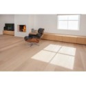 Parquet chêne verni clair contrecollé, plancher en bois salon moderne largeur 190 mm layork pure