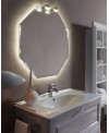 Ensemble de salle de bains AC14 avec un meuble, un miroir et un élément ouvert