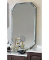 Miroir salle de bain, contemporain, hexagonal 60x100x3cm sans éclairage, compx polygon5 4044.