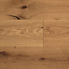 Parquet chêne naturel huilé contrecollé, classique grande largeur 190 mm en promo labarn naturel