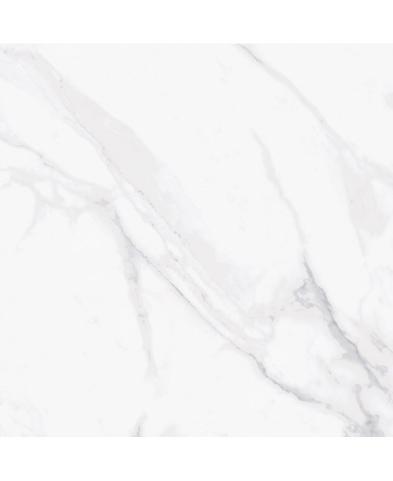 Carrelage émaillé imitation marbre blanc veiné gris mat 60.8x60.8cm, géofontana
