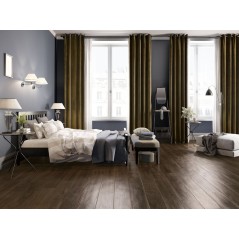 Carrelage imitation parquet ciré, satiné, chambre, 20x120cm rectifié, santalakewood moka