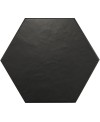 Carrelage hexagone E hexatile noir mat 17.5x20cm