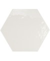 Carrelage hexagonal, tomette, 17.5x20cm en grès cérame émaillé, peut être posé au sol et au mur dans toutes les pièces de la ma