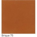 Carrelage ciment rouge brique uni 20x20cm véritable 75