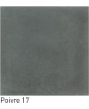 Carrelage ciment gris poivre mat 20x20cm veritable 17