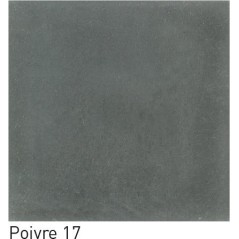 Carrelage ciment gris poivre mat 20x20cm veritable 17