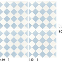 Carreau ciment véritable décor géométrique 460-1 20x20cm