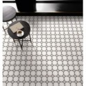 Carrelage patchwork 05 black and white imitation carreau ciment 20x20cm rectifié, R10