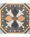 Carrelage patchwork 03 color imitation carreau ciment ancien 20x20 cm rectifié, R10