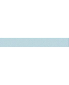 Mosaique rectangulaire mat bleu azur azzuro 5X40X0.85cm sur trame en grès cérame émaillé sol et mur VOX