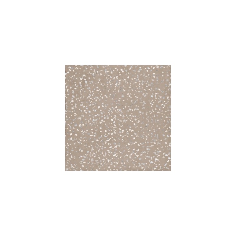 Carrelage imitation terrazzo et granito mat 90x90cm rectifié, santaritual dot greige