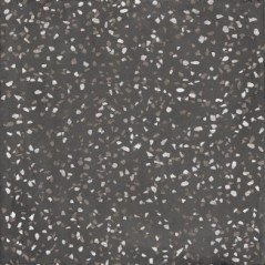 Carrelage imitation terrazzo et granito mat 90x90 cm rectifié, santaritual dot night 