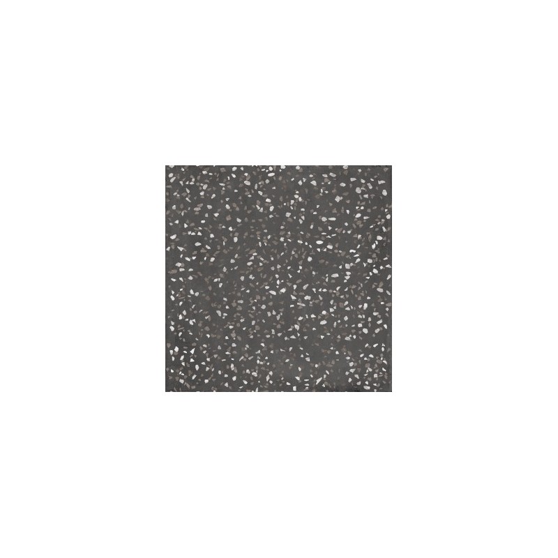 Carrelage imitation terrazzo et granito mat 90x90 cm rectifié, santaritual dot night 