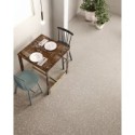 Carrelage imitation terrazzo et granito mat 90x90cm rectifié, santaritual dot greige