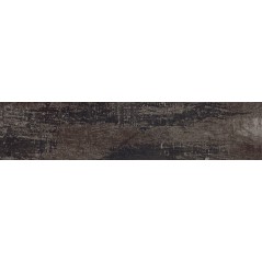Carrelage imitation parquet peint usé dénuancé noir et gris , sol et mur, salon, 15x120cm rectifié, santacolor carbon