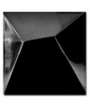 Carrelage 3D brillant fuji noir 15x15cm