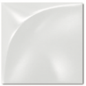 Carrelage 3D mat difeclipse blanc 15x15cm