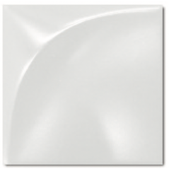 Carrelage 3D mat difeclipse blanc 15x15cm