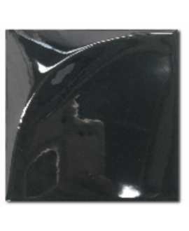 Carrelage 3D brillant difeclipse noir 15x15cm