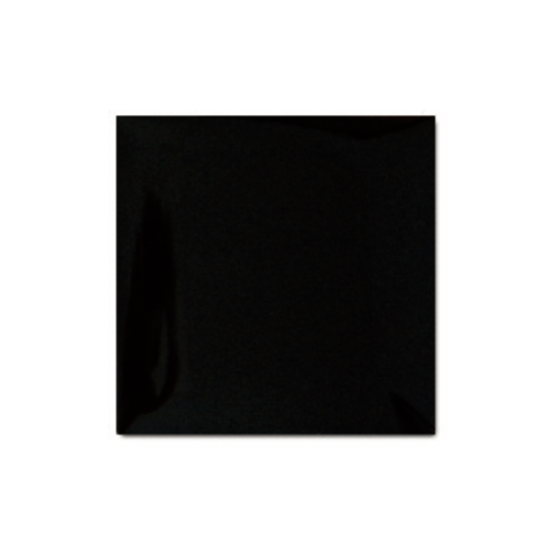 Carrelage 3D brillant Dif coussin noir 15x15cm