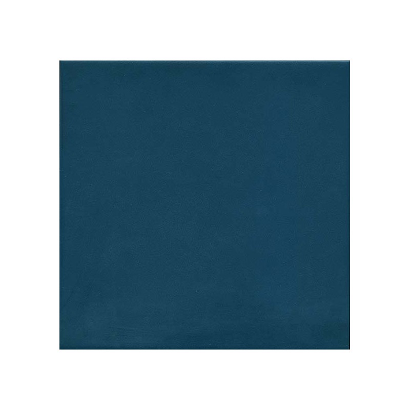 Carrelage imitation carreau de ciment bleu uni ancien 20x20 cm V 1900 bleu