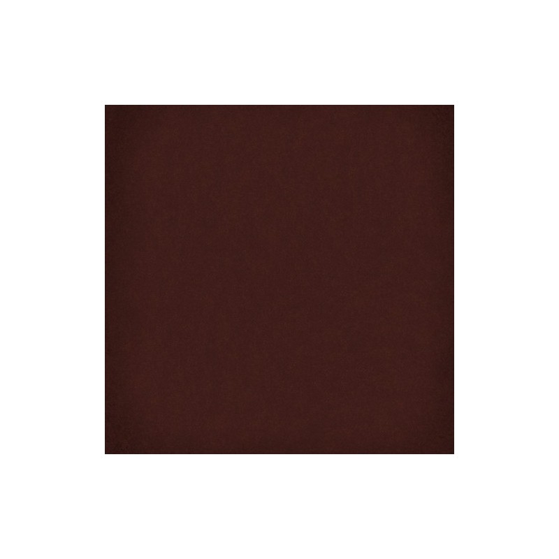 Carrelage imitation carreau de ciment marron uni ancien 20x20 cm V 1900 chocolat